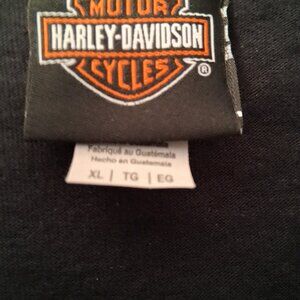 Harley-Davidson Banff Canada Ram Skull Tank Top | Black Sleeveless Biker Shirt